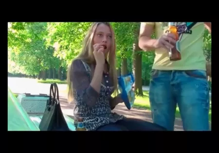 A Selection Of Drunk Girls Showing Intimate Places And Caressing Those